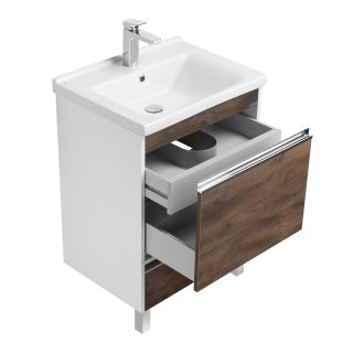 Тумба под раковину Акватон Капри 60см таксония тёмная 1A230101KPDB0